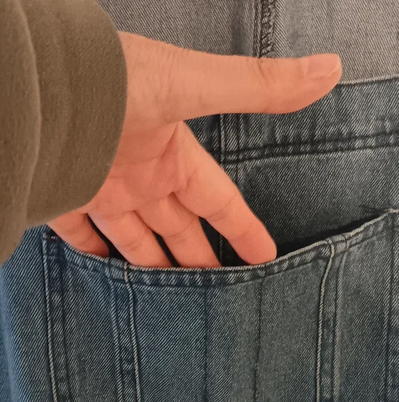 DENIM OVERALLS MEDIUM WASH SIZE 3X - Picture 10 of 14